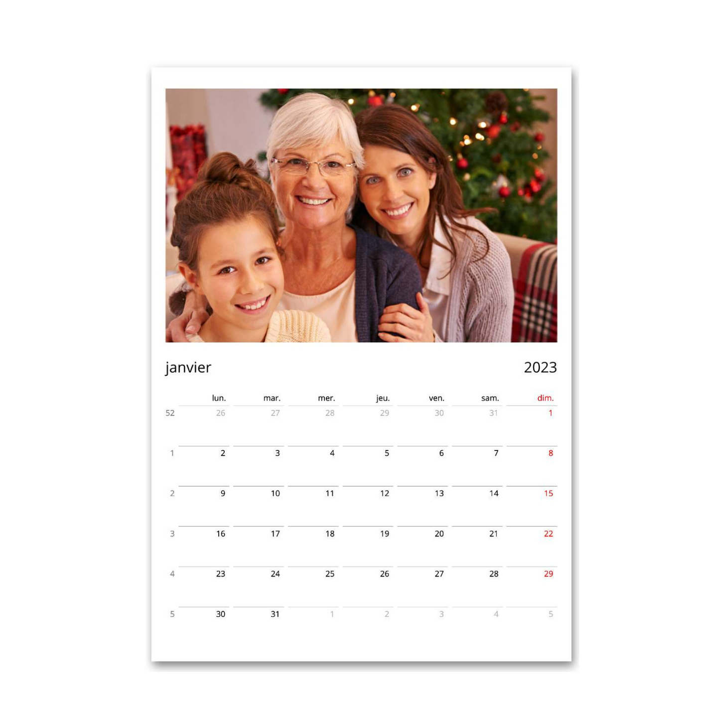 Calendriers muraux
